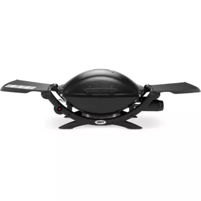 Barbecue a charbon WEBER Q2000 Black - 2 grilles de cuisson 55x39 cm -