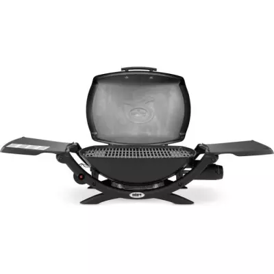 Barbecue a charbon WEBER Q2000 Black - 2 grilles de cuisson 55x39 cm -