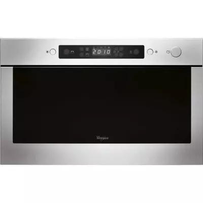 Micro-ondes encastrable - WHIRLPOOL AMW423IX - Gris - 22L - 37 cm x 18