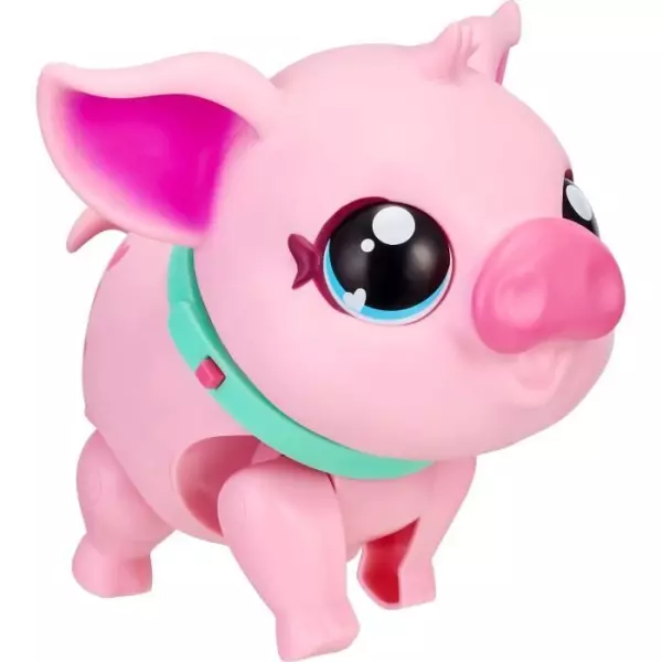 Jouet interactif - MOOSE TOYS - Little Live Pets Cochon rose - A partir de 5 ans - Piles incluses