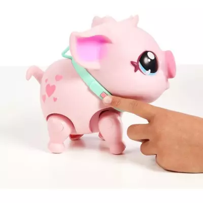 Jouet interactif - MOOSE TOYS - Little Live Pets Cochon rose - A parti