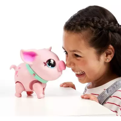 Jouet interactif - MOOSE TOYS - Little Live Pets Cochon rose - A parti