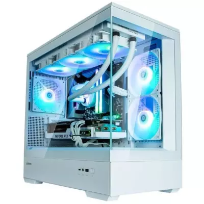 Boitier PC sans alimentation - ZALMAN P30 (Blanc) - Mini tour - Micro-