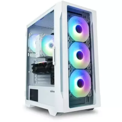 Boitier PC sans alimentation - ZALMAN i3 NEO TG (Blanc) - Moyen tour -