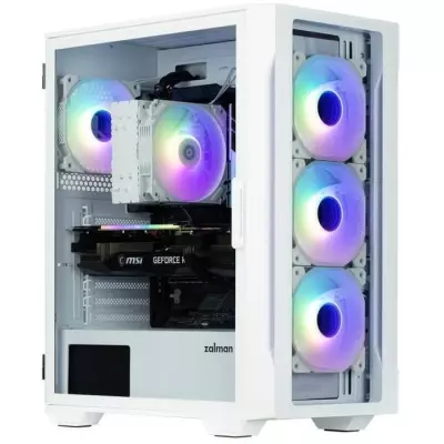 Boitier PC sans alimentation - ZALMAN i3 NEO TG (Blanc) - Moyen tour -