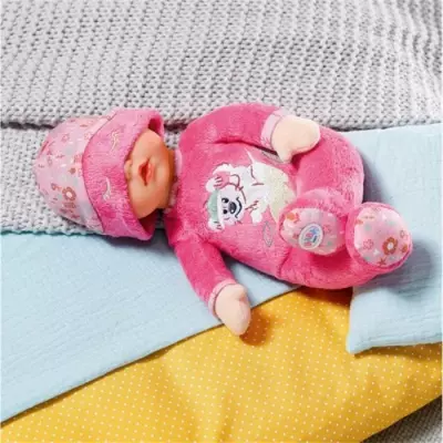 Baby Born - Sleepy - Poupée douce avec hochet intégré - Rose - 30cm