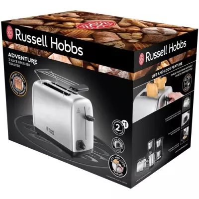 Grille-pain RUSSELL HOBBS Adventure - Contrôle brunissage, chauffe vi