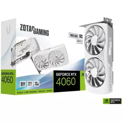 ZOTAC - Carte Graphique - Nvidia GeForce RTX 4060 Twin Edge OC White 8