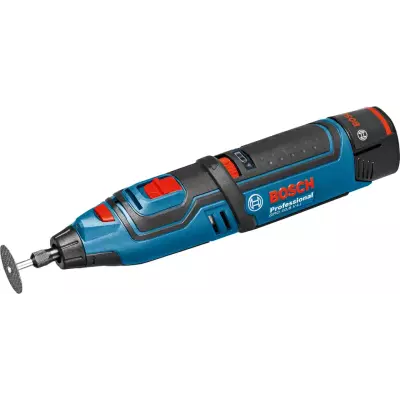 Bosch GRO 12V-35 Noir, Bleu 35000 OPM