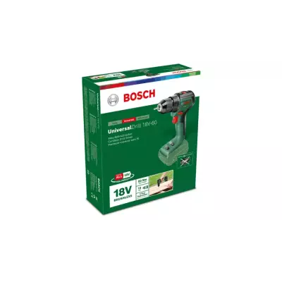 Bosch Universal Impact 18V-60 1900 tr min Sans clé 1,3 kg Noir, Vert