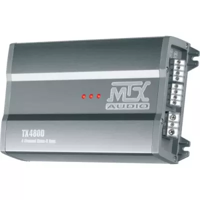 MTX TX480D Amplificateur voiture Classe-D 4x120W RMS @2O ou 2x240W RMS