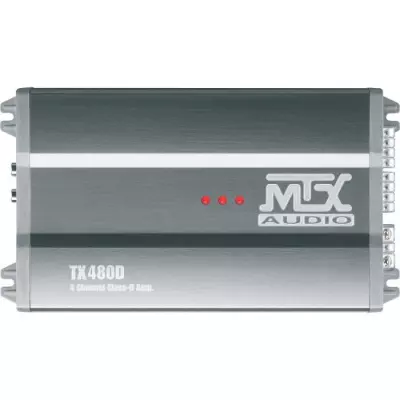 MTX TX480D Amplificateur voiture Classe-D 4x120W RMS @2O ou 2x240W RMS