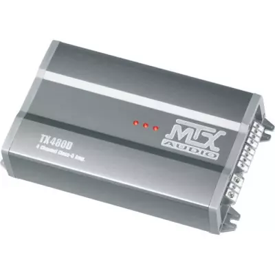 MTX TX480D Amplificateur voiture Classe-D 4x120W RMS @2O ou 2x240W RMS