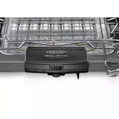 Barbecue électrique DELONGHI BQ60.X - Double grille - 1 900 W - Plate