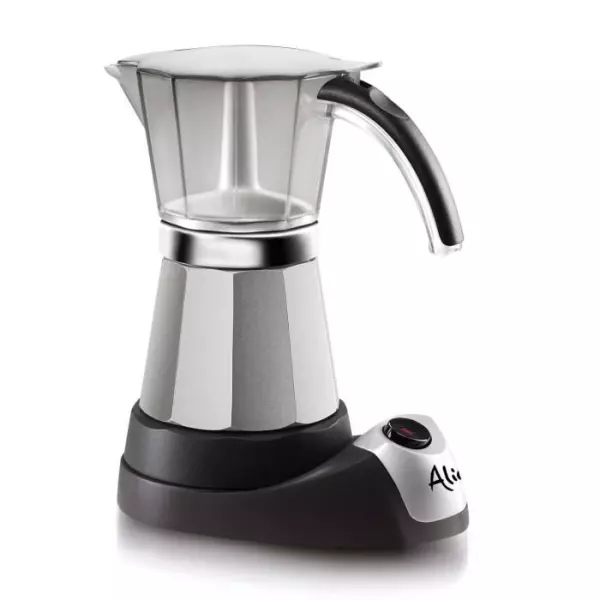 Cafetiere électrique DELONGHI EMKM6B Alicia Plus - Blanc - 6 tasses - 450W