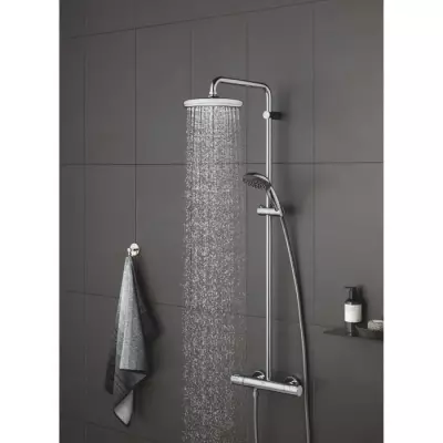 Douche de tete GROHE Vitalio Start 210 - jet unique - économie d'eau