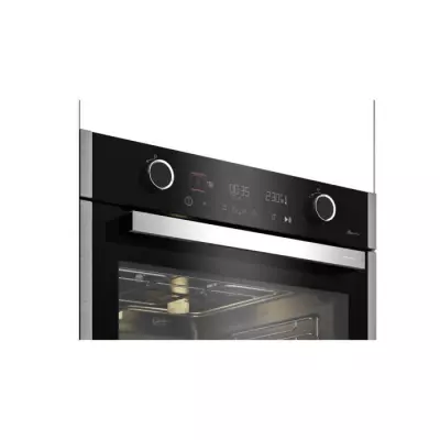 Four encastrable pyrolyse GRUNDIG - GEBM19400BPHI - inox - porte froid