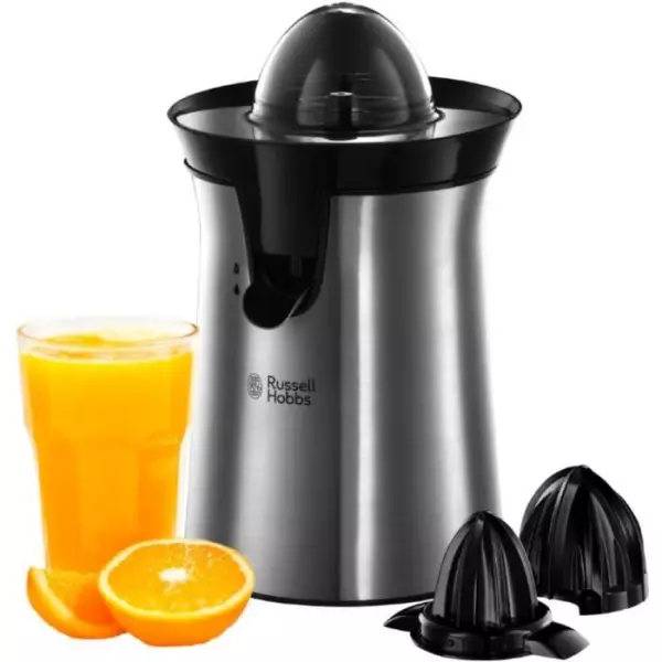 Presse-agrumes électrique RUSSELL HOBBS 22760-56 - 2 cônes interchangeables - Jus de fruit frais rapide