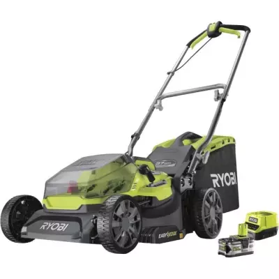 RYOBI - Tondeuse poussée 18V ONE+ - Brushless - Ø coupe 37 cm - rama