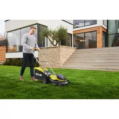 RYOBI - Tondeuse poussée 18V ONE+ - Brushless - Ø coupe 37 cm - rama