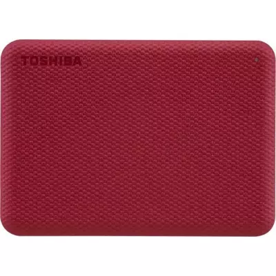 Disque dur externe - TOSHIBA - Canvio Advance - 1 To - Rouge