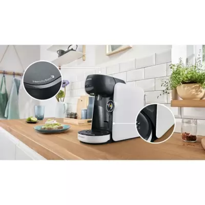 Machine a café multi-boissons - BOSCH - TASSIMO - T16 Finesse blanc -