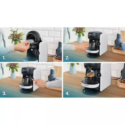 Machine a café multi-boissons - BOSCH - TASSIMO - T16 Finesse blanc -