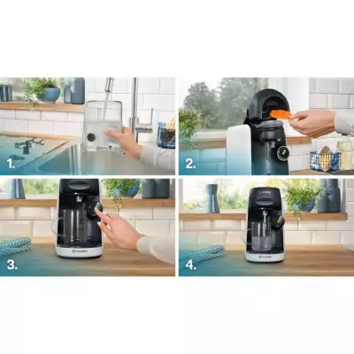 Machine a café multi-boissons - BOSCH - TASSIMO - T16 Finesse blanc -