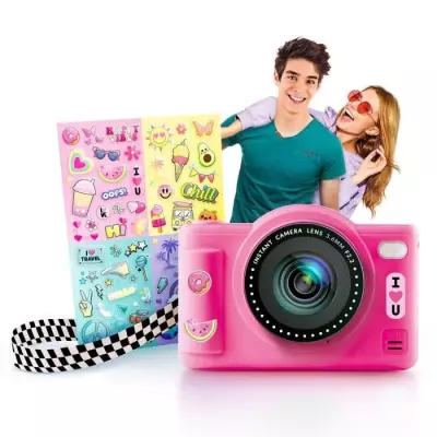 Canal Toys - Photo Creator -Appareil Photo Numérique Pop Couleur Rose