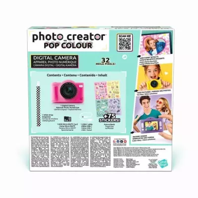 Canal Toys - Photo Creator -Appareil Photo Numérique Pop Couleur Rose