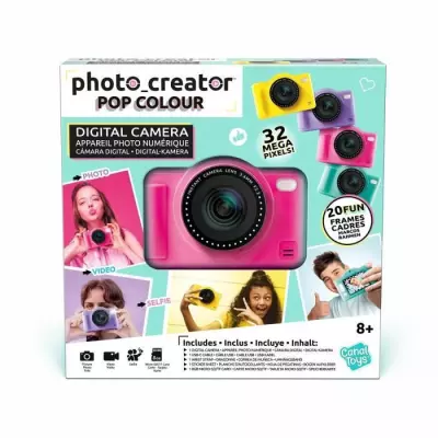 Canal Toys - Photo Creator -Appareil Photo Numérique Pop Couleur Rose