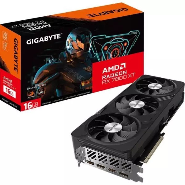 GIGABYTE - Carte Graphique - Radeon RX 7800 XT GAMING OC 16G