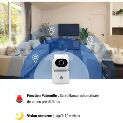 Caméra de surveillance - KONYKS - CAMINI CARE 2 - Intérieur - Wifi a