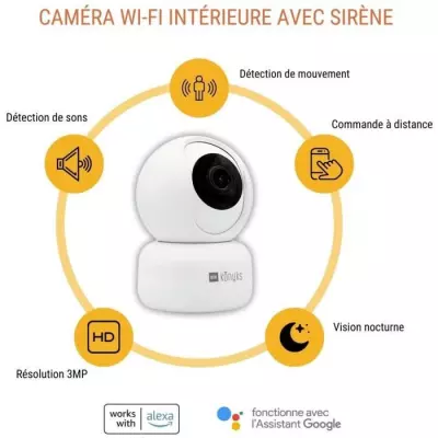 Caméra de surveillance - KONYKS - CAMINI 2 - Intérieur - Motorisée