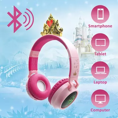 Casque pour enfant - LEXIBOOK - Disney Princesses - Bluetooth 5.0 - Co