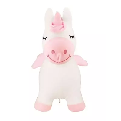 Porteur - LEXIBOOK - Licorne Sauteuse Gonflable en Peluche - Housse Am