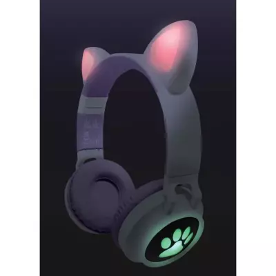 Casque audio 2-en-1 avec oreilles de chat LEXIBOOK - Bluetooth 5.0 - R