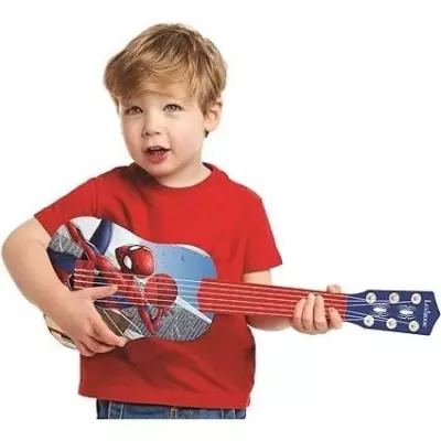 Lexibook - Ma Premiere Guitare Spider-Man - 53cm - Guide d'apprentissa