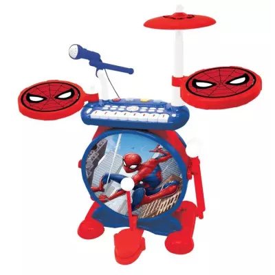 SpiderMan - Batterie électronique pour enfant - Lumineuse - Complete