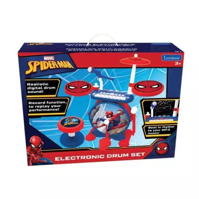 SpiderMan - Batterie électronique pour enfant - Lumineuse - Complete