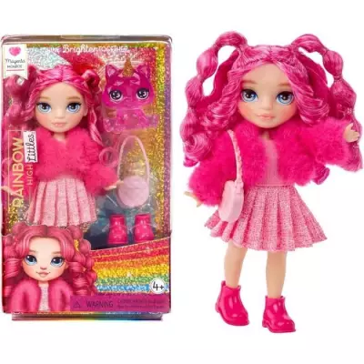 Rainbow High Littles - Poupée 15cm + animal de compagnie - Rose - Des