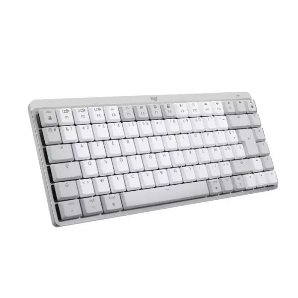 Clavier Logitech MX Mechanical Mini pour Mac Clavier Sans Fil Illumine - Gris Pale