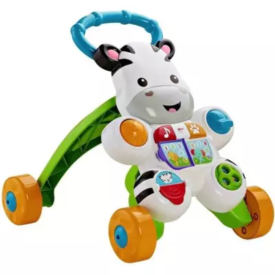 Fisher-Price - Mon Trotteur Zebre Parlant - Trotteur bébé - 6 mois e