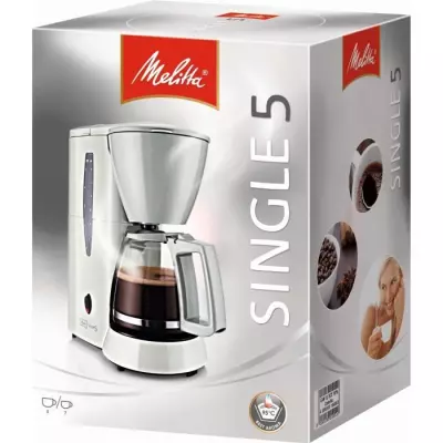 Cafetiere Melitta Single 5 M720-1/1 Blanc - Filtre 8 tasses 650W