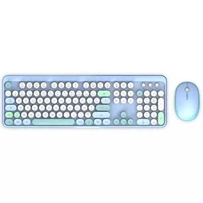 Combo sans fil clavier + souris - MOBILITY LAB - Pure Color - Bleu - D