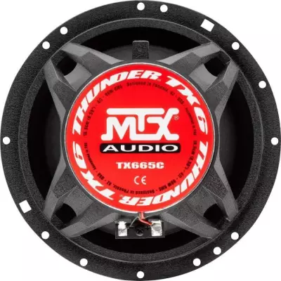 MTX TX665C Haut-parleurs voiture Coaxiaux 16,5cm 2 voies 90W RMS 4 Ch