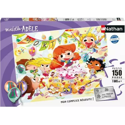 Puzzle Nathan Mortel Anniversaire Mortelle Adele - NATHAN - 150 pieces