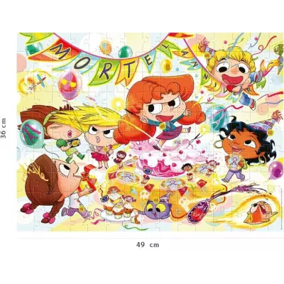 Puzzle Nathan Mortel Anniversaire Mortelle Adele - NATHAN - 150 pieces