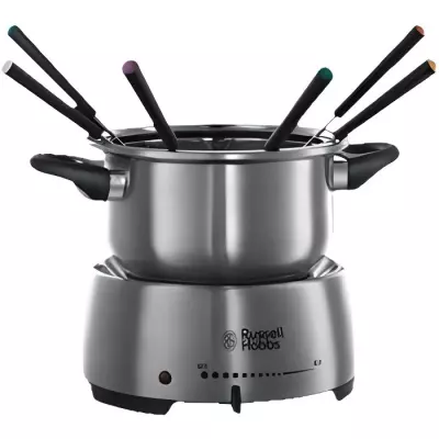 Fondue - RUSSELL HOBBS - Fiesta 22560-56 - 1200W - 6 personnes - Inox