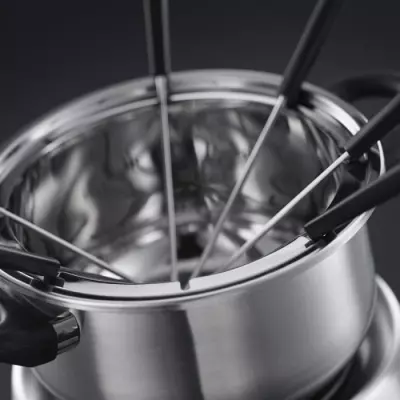 Fondue - RUSSELL HOBBS - Fiesta 22560-56 - 1200W - 6 personnes - Inox